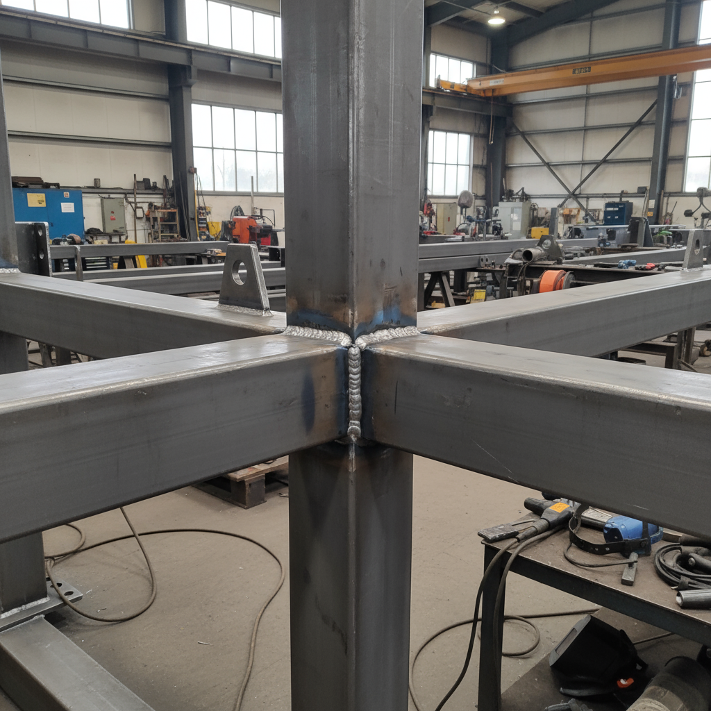 Soldagem estrutura metalica